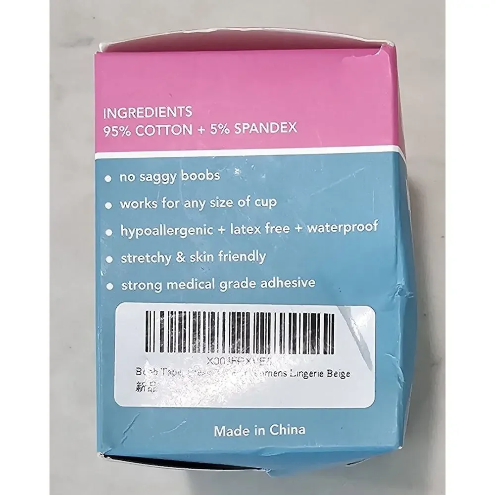 Boob Tape Breast Lift Tape Beige Women's Lingerie NEW Backless Strapless